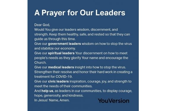 Prayer for Leaders