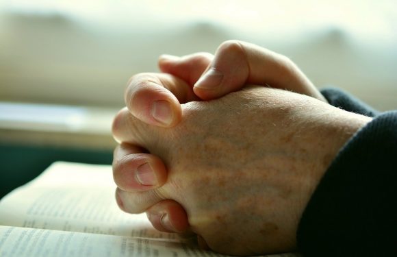 Folded hands