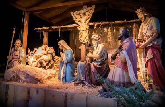 Baby in manger